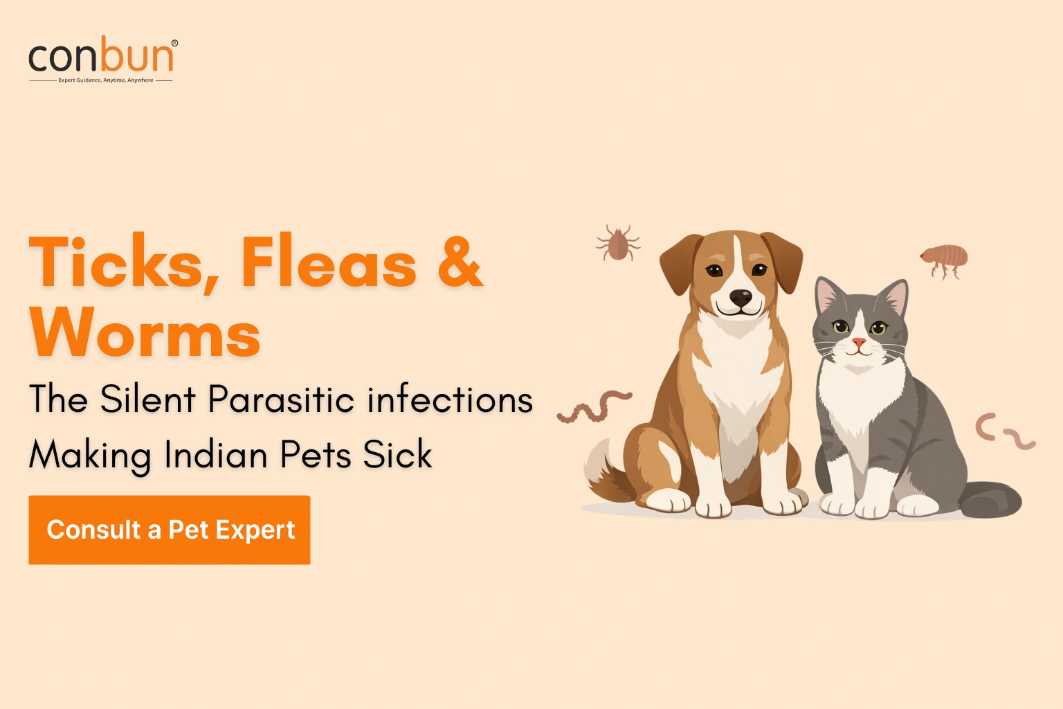 Ticks, Fleas & Worms: The Silent Parasitic Infections Making Indian Pets Sick