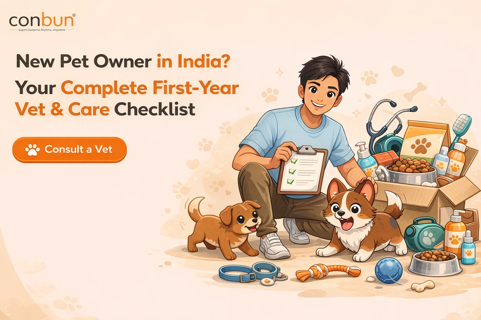 New Pet Owner in India? Your Complete First-Year Vet & Care Checklist