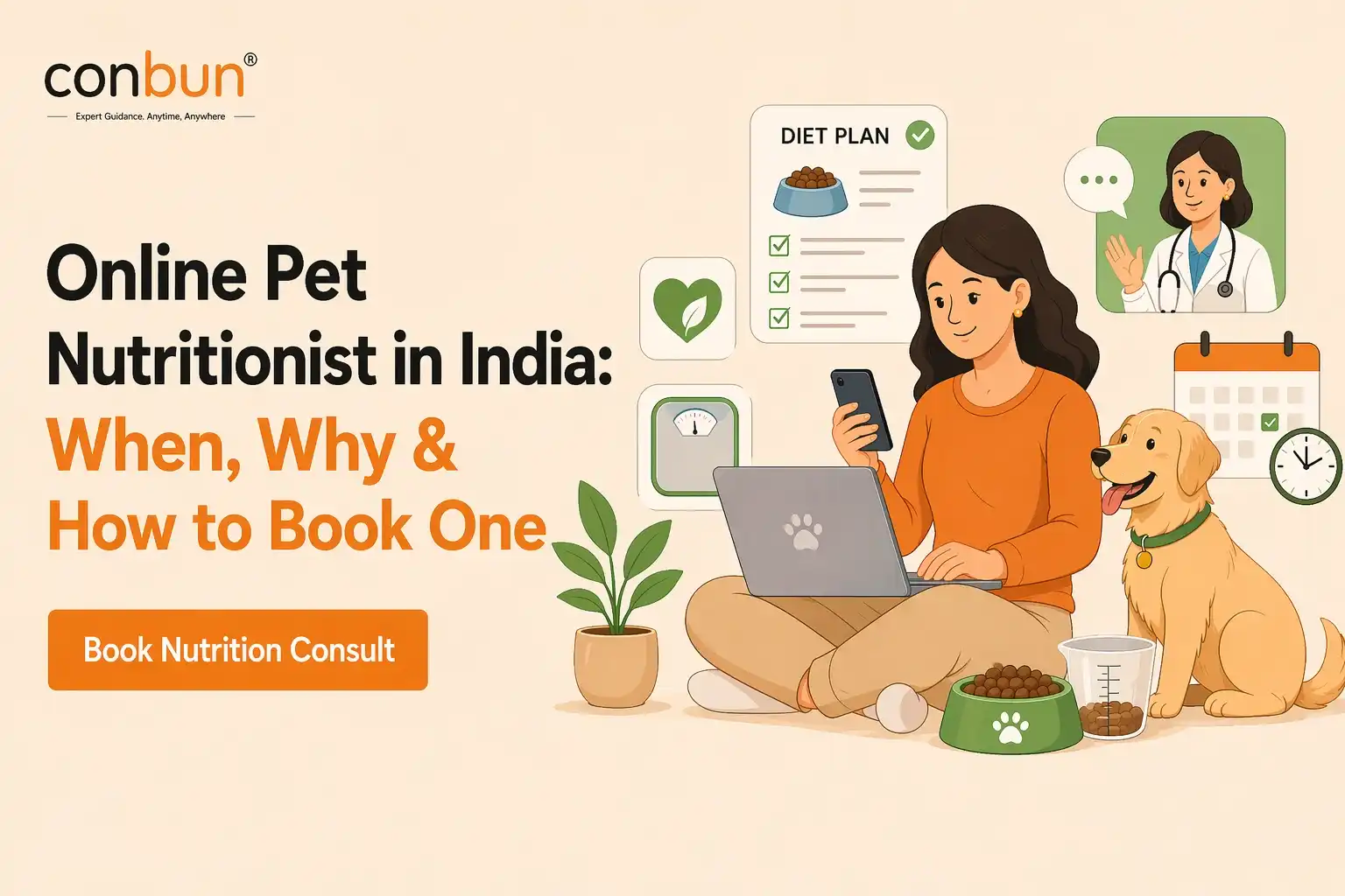 Online Pet Nutritionist India: When, Why & How to Book One