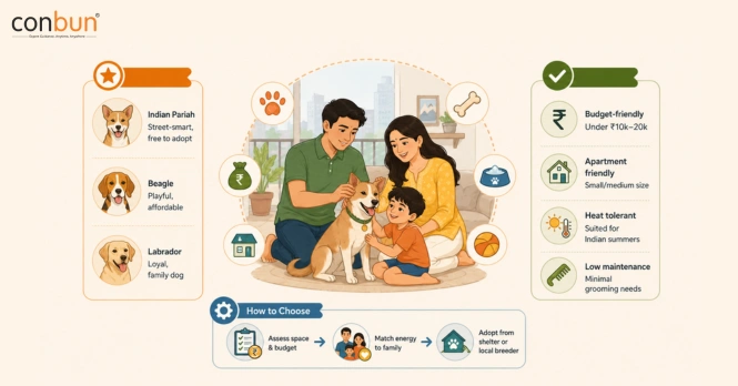 Best Dog Breeds for Indian Middle-Class Families in 2026